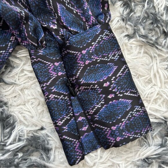 Guess Marciano Animalier Long Sleeve Bodysuit Blouse - Picture 5 of 8